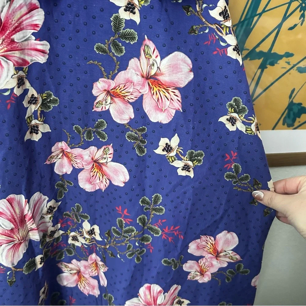 NWT Free People Agua Bendita Jamie Floral Tropical Maxi Dress